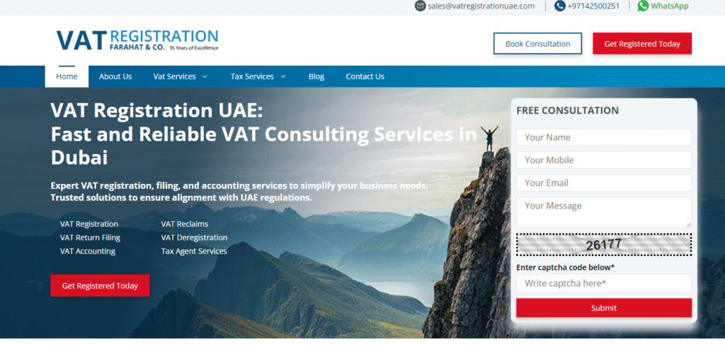 VAT Registration UAE