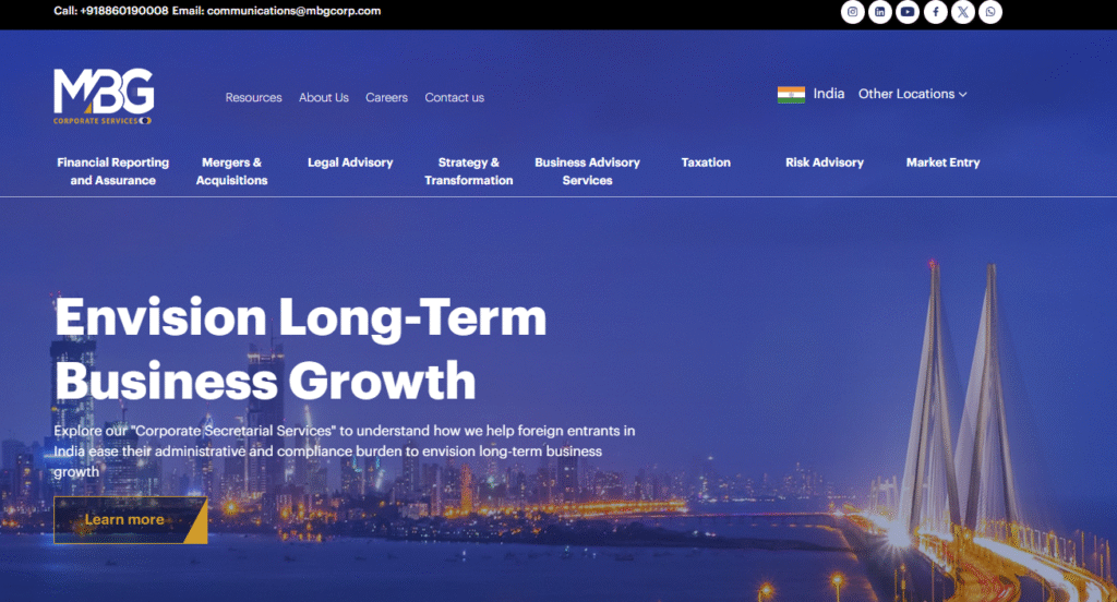MBG Corporate Services