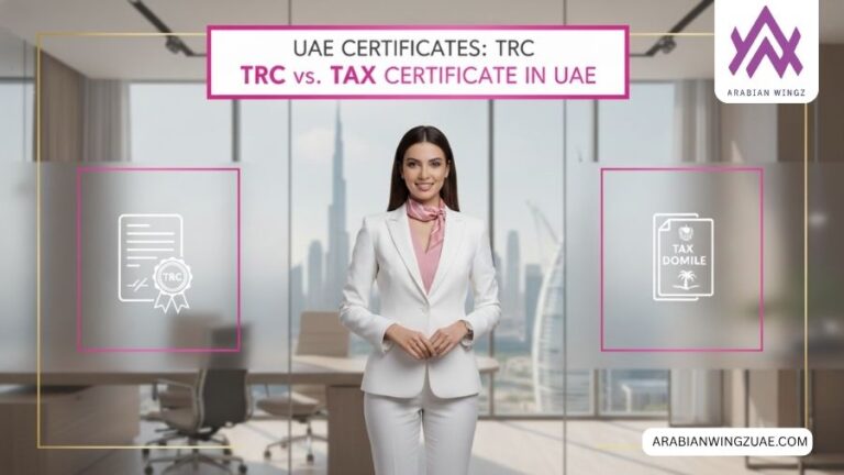 Difference Between TRC Certificate And Tax Domicile Certificate In UAE