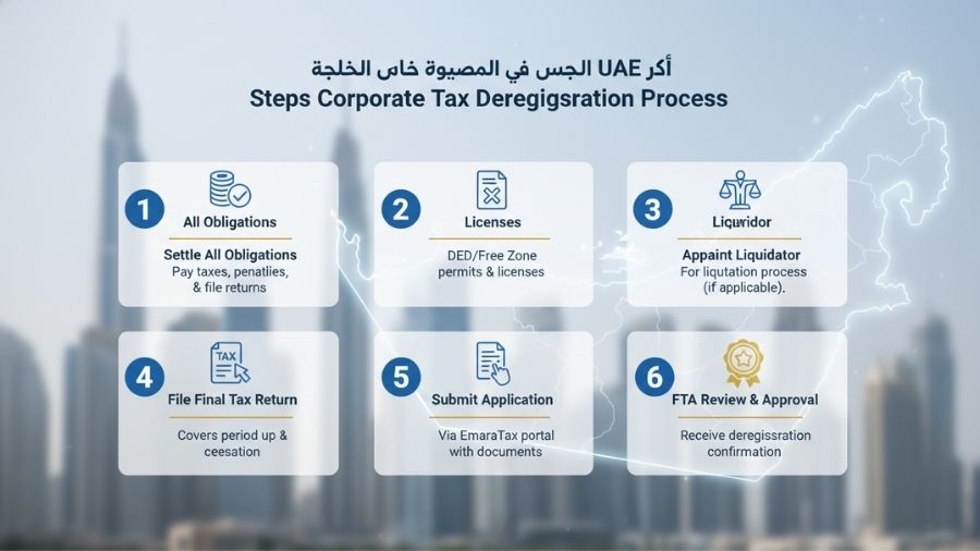 Steps for Corporate Tax Deregistration in the UAE