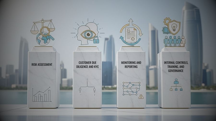 The Four Pillars of AML Compliance