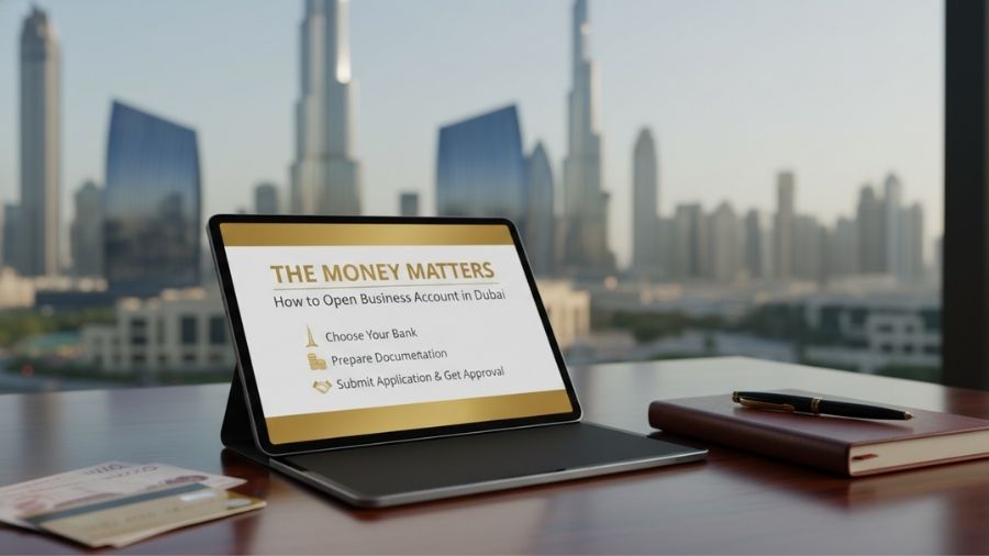 The Money Matters – How to Open Business Account in Dubai