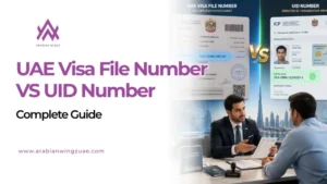 UID Number Dubai, UAE VS UAE Visa File Number